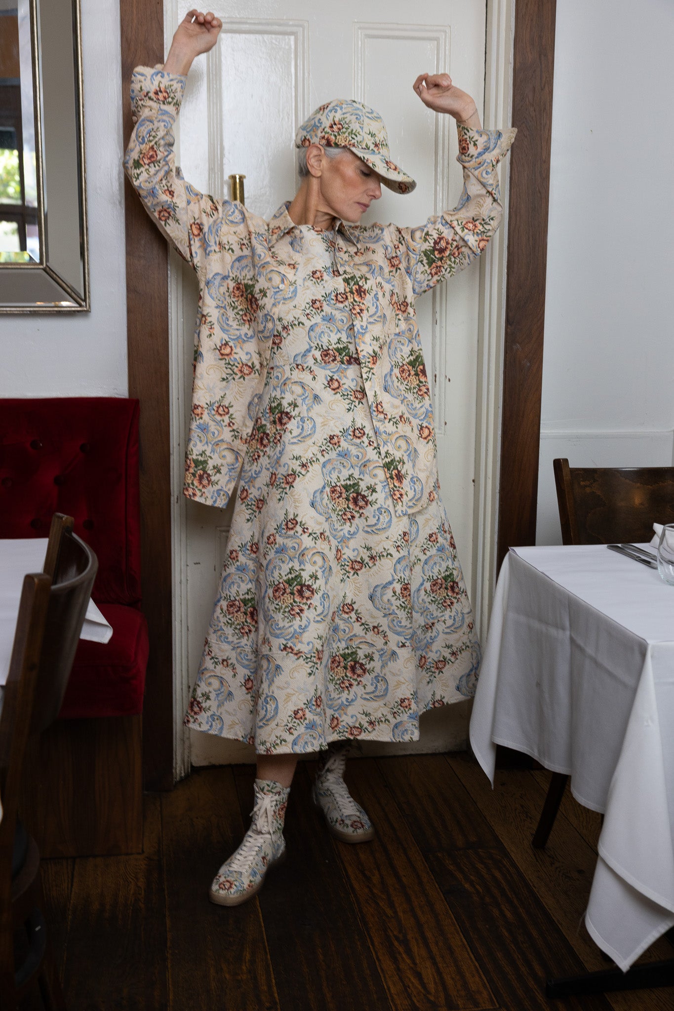 SAILOR DRESS - FLOWERS