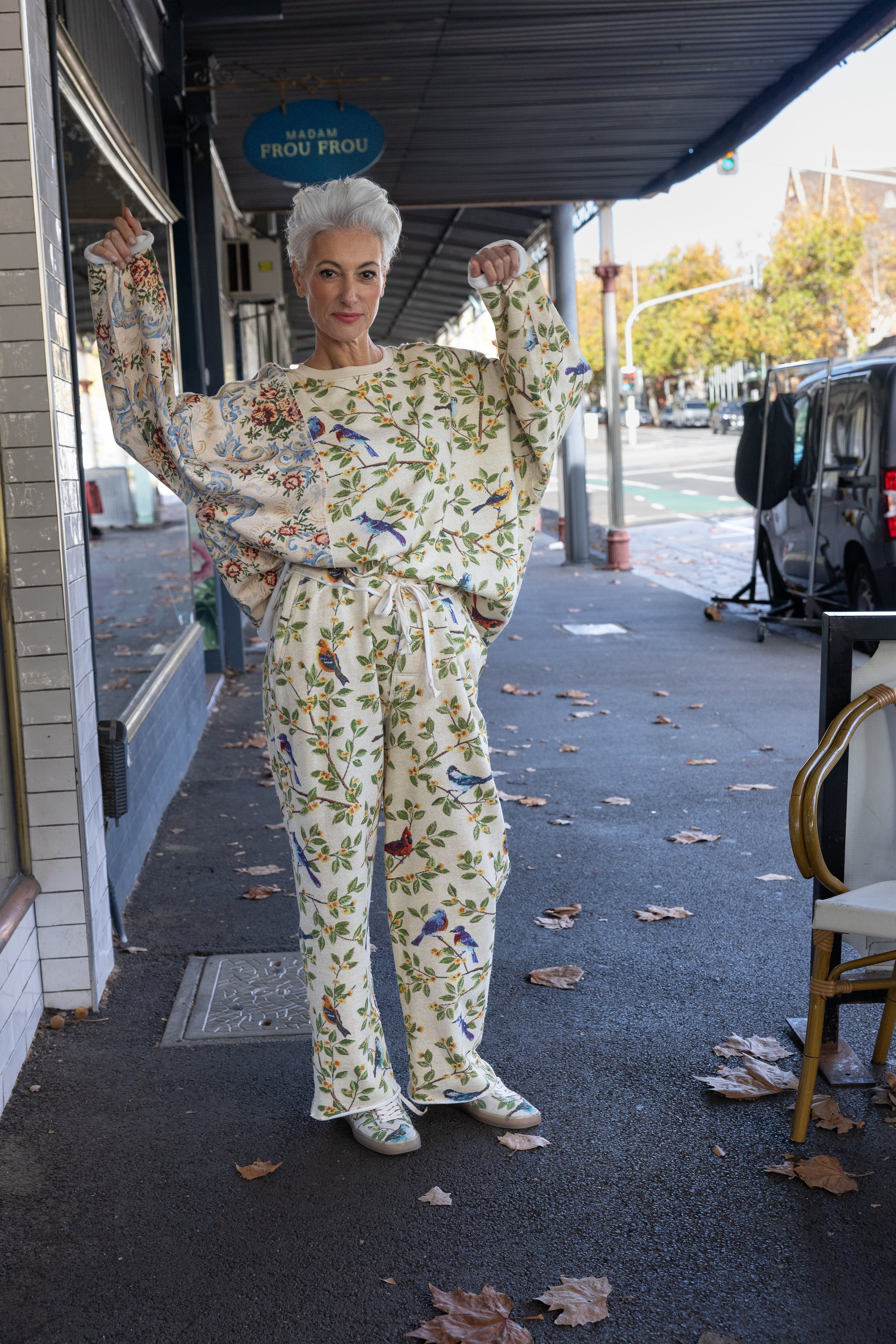 GAUGE TRACKPANTS - BIRDS