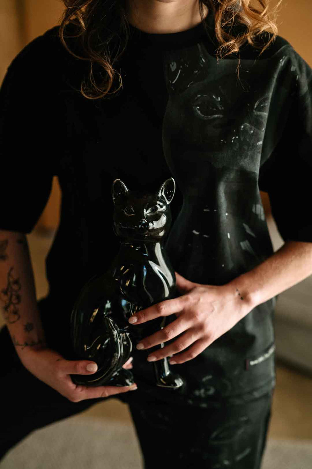PATCH - BLACK WITH BLACK CAT