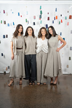 NETTA LINEN SKIRT- SAND