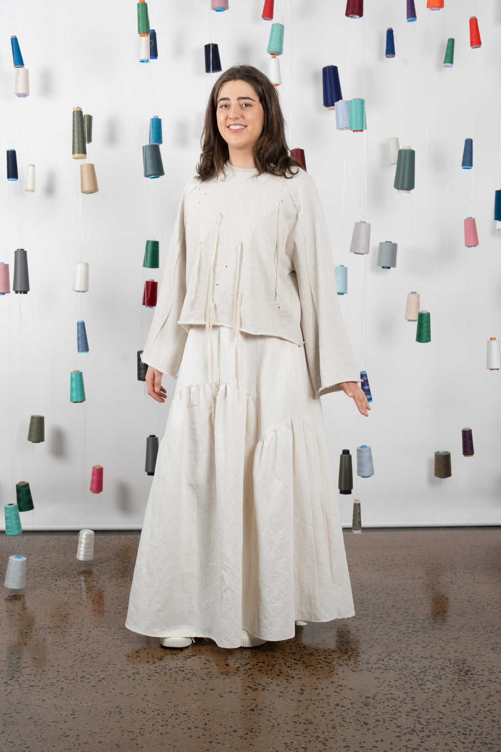 PABLO SKIRT - PLASTER