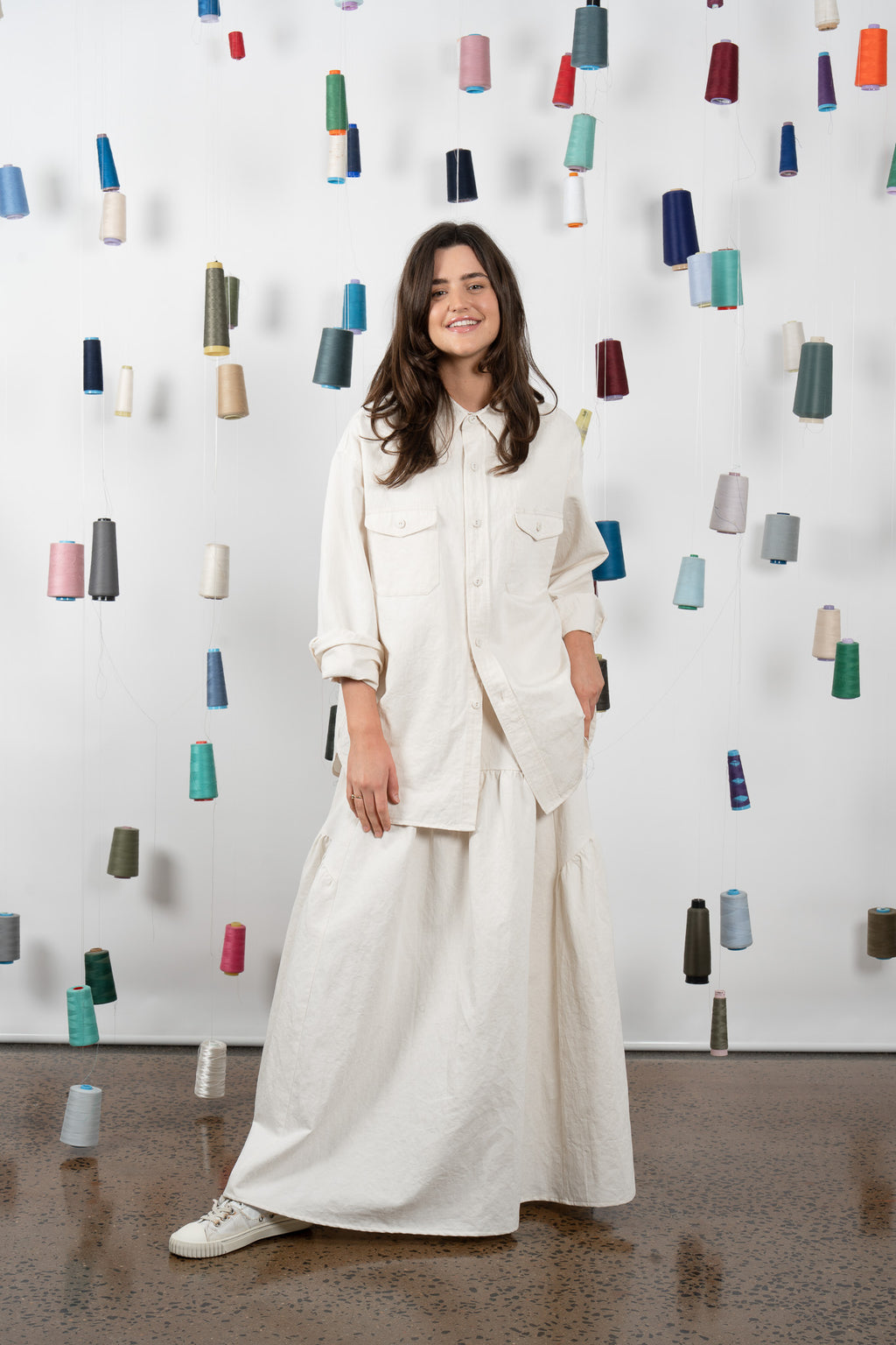 PABLO SKIRT - PLASTER