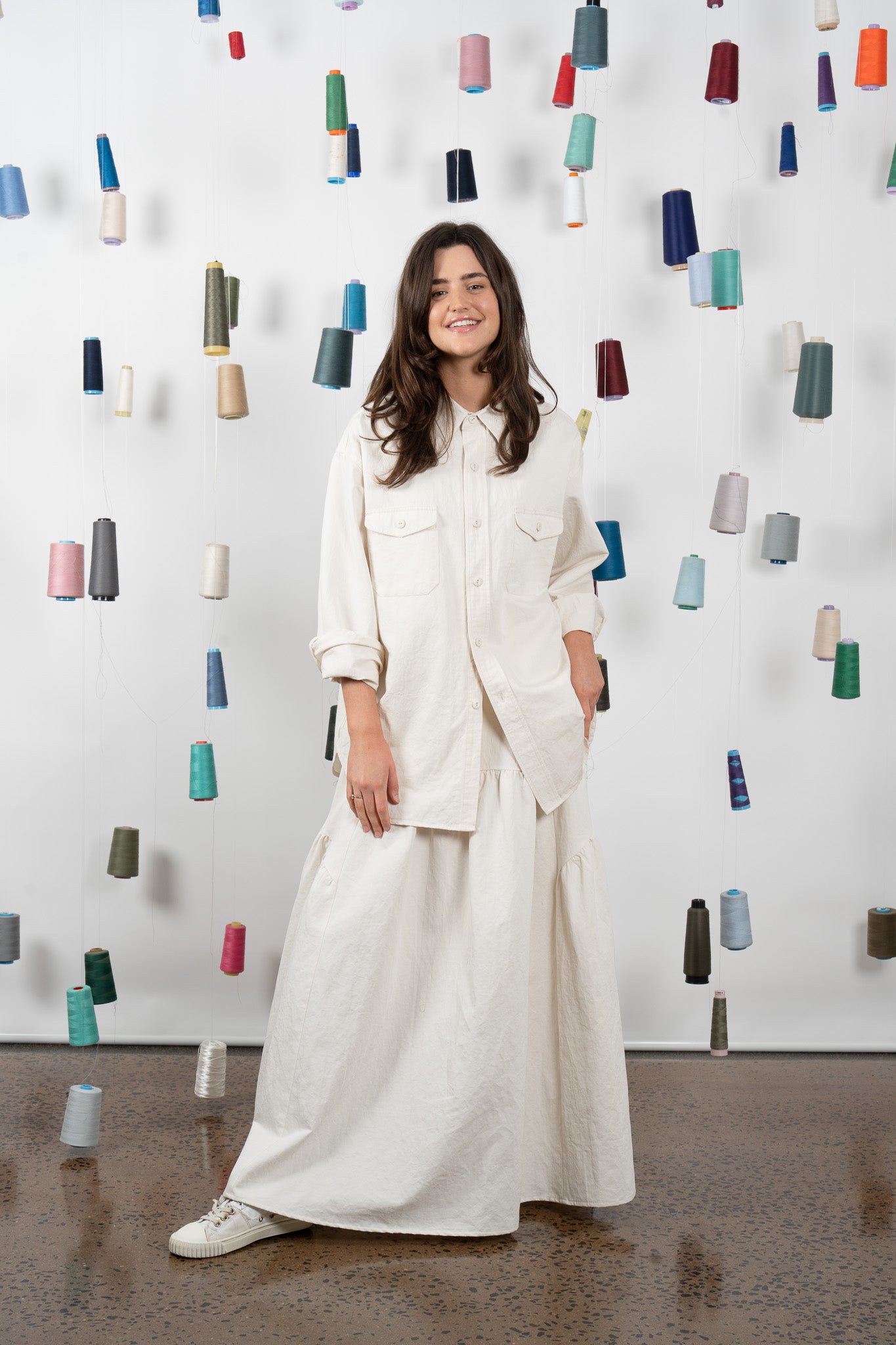 PABLO SKIRT - PLASTER