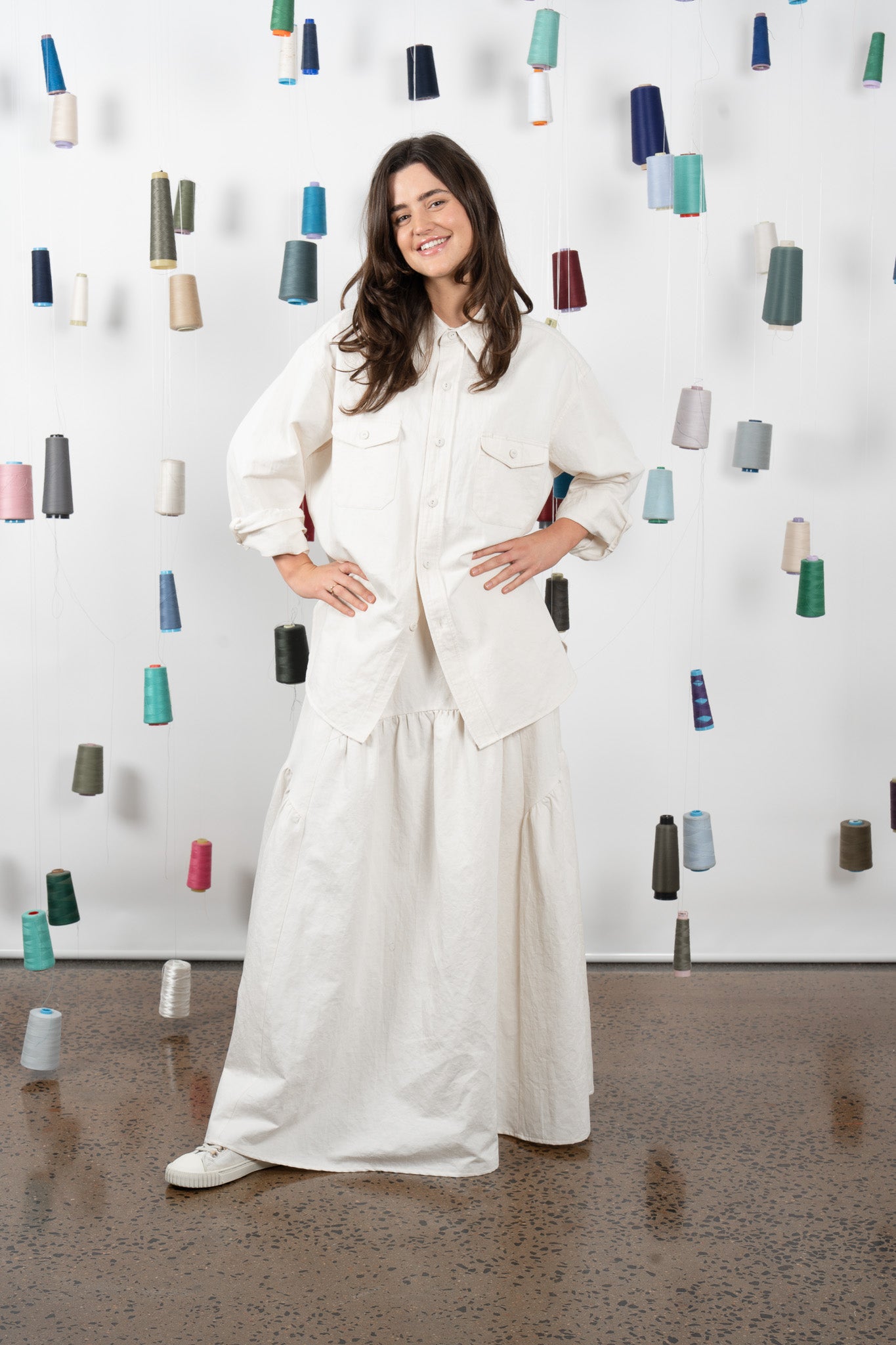 PABLO SKIRT - PLASTER