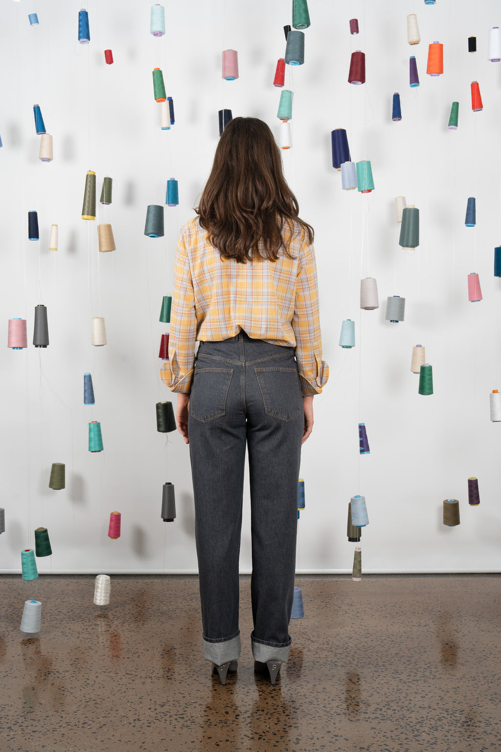 SWIFTLY SHIRT - YELLOW/BLUE