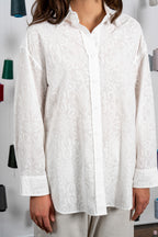 JARRAH SHIRT - EMBROIDERED WHITE