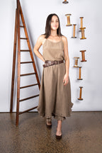 NETTA LINEN SKIRT - ROCK