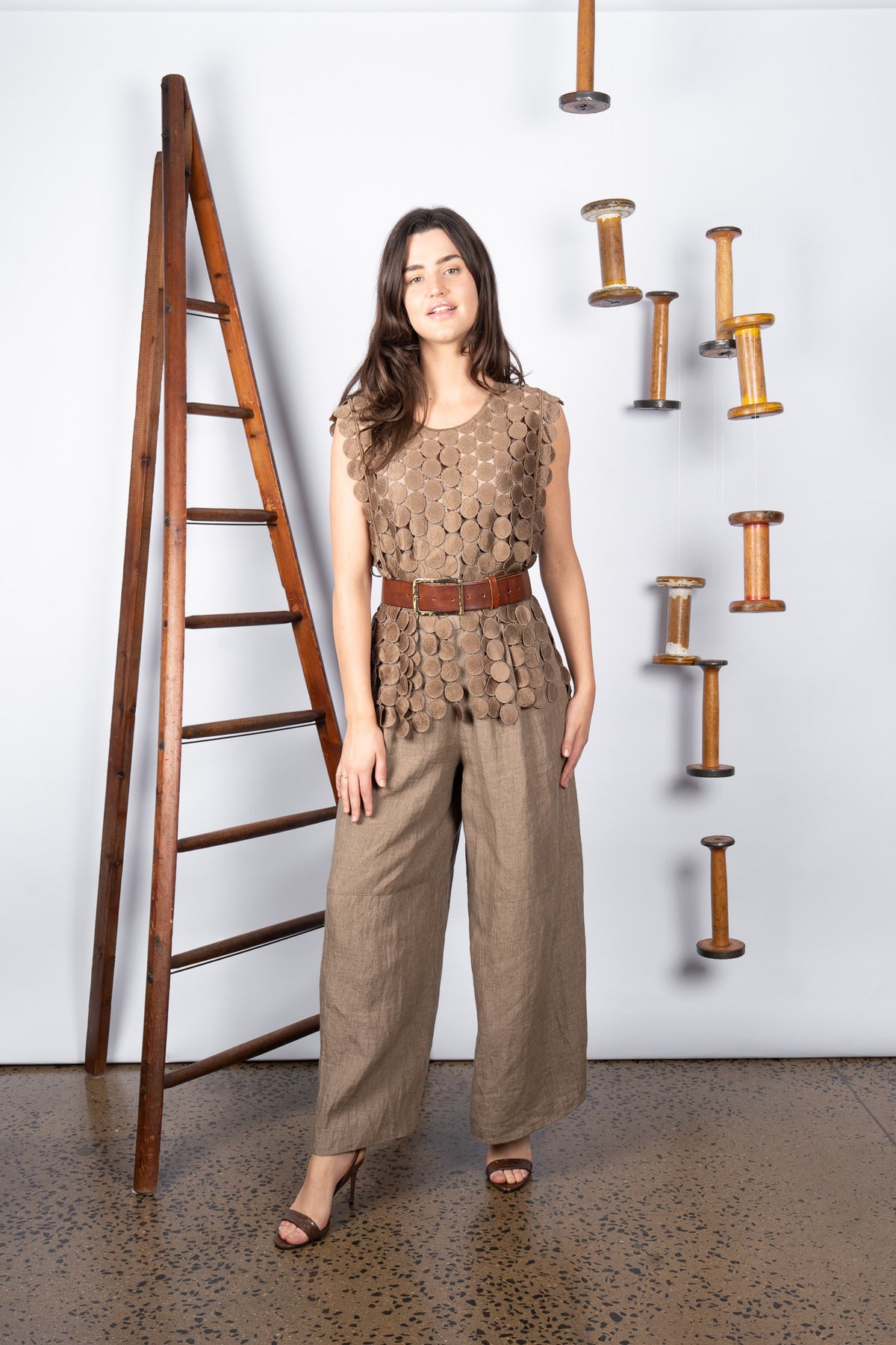 COINS TOP - TAN