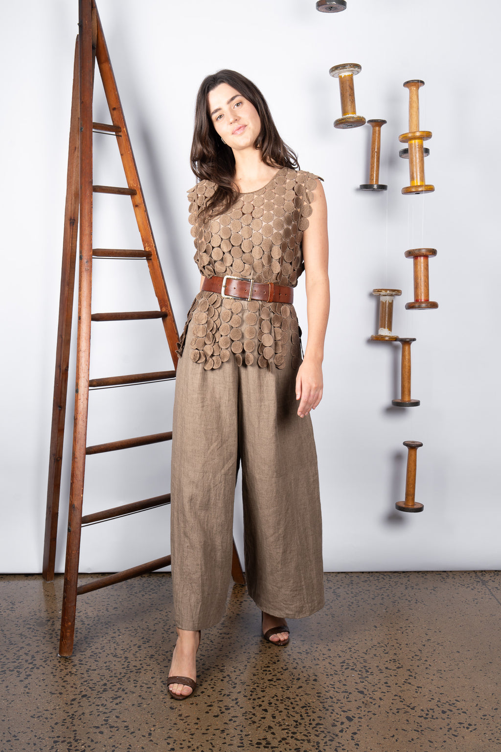 COINS TOP - TAN
