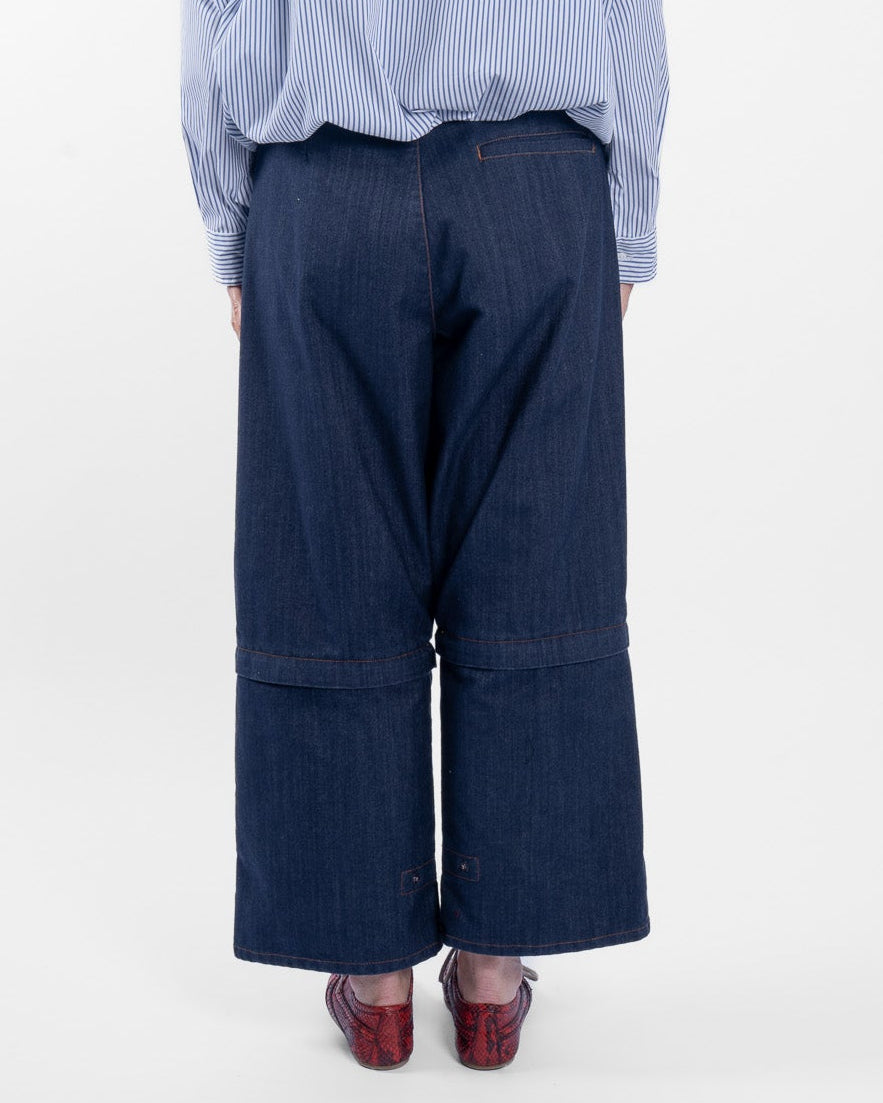 Trucker Jeans - DENIM/TAN
