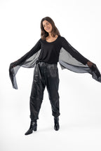 TWISTED TOP - BLACK