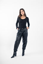 TWISTED TOP - BLACK