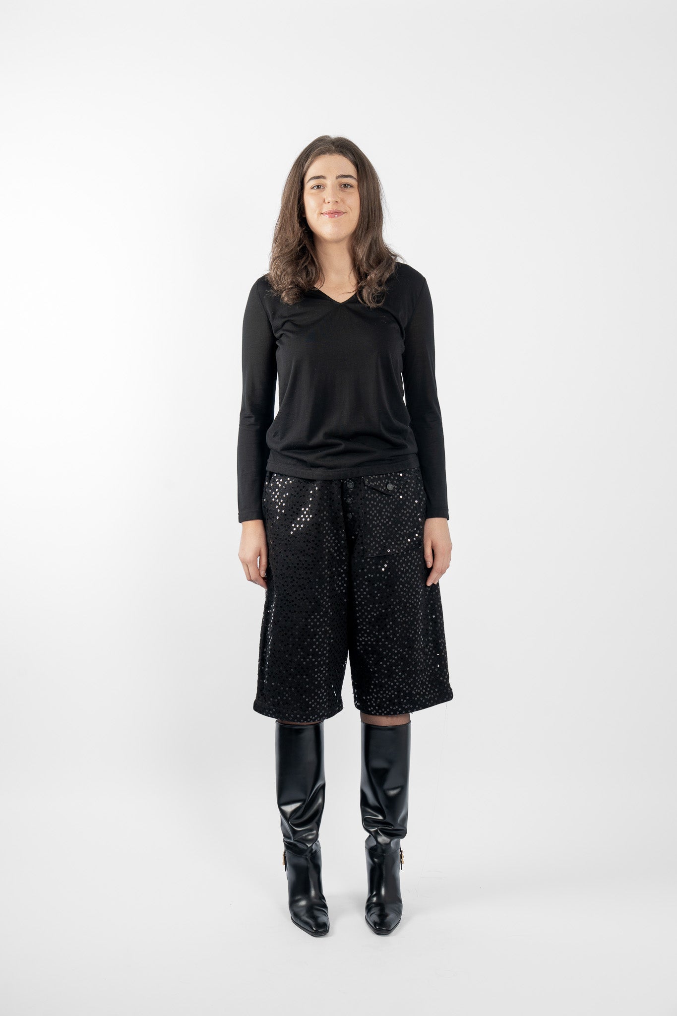TRUCKERS - BLACK SEQUIN