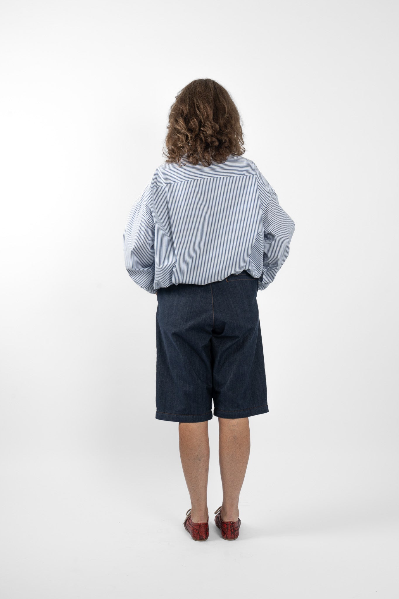 Trucker Jeans - DENIM/TAN