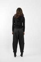 BLANK HOODIE - BLACK