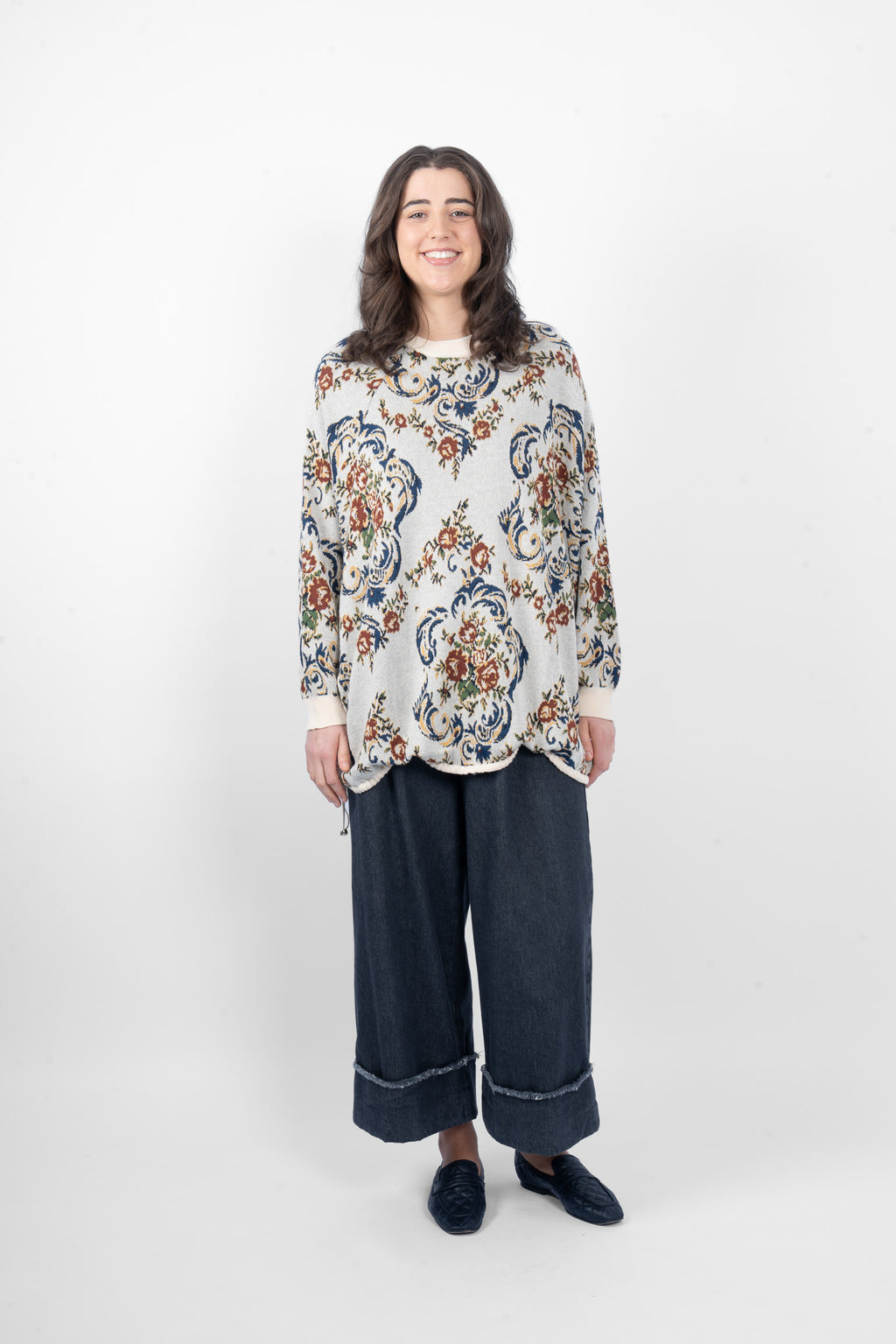 CHAISE KNIT - FLOWERS