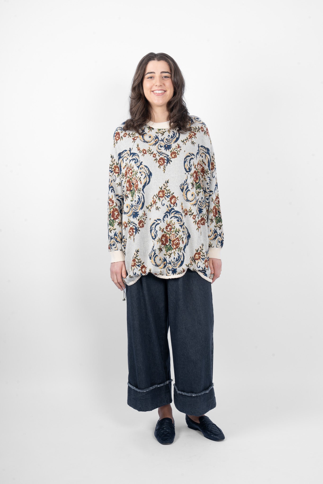 CHAISE KNIT - FLOWERS
