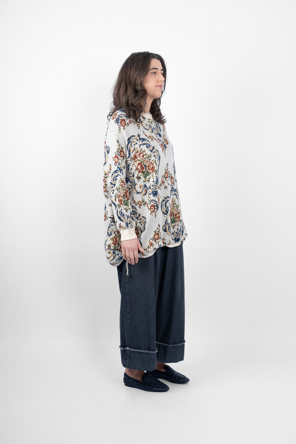 CHAISE KNIT - FLOWERS