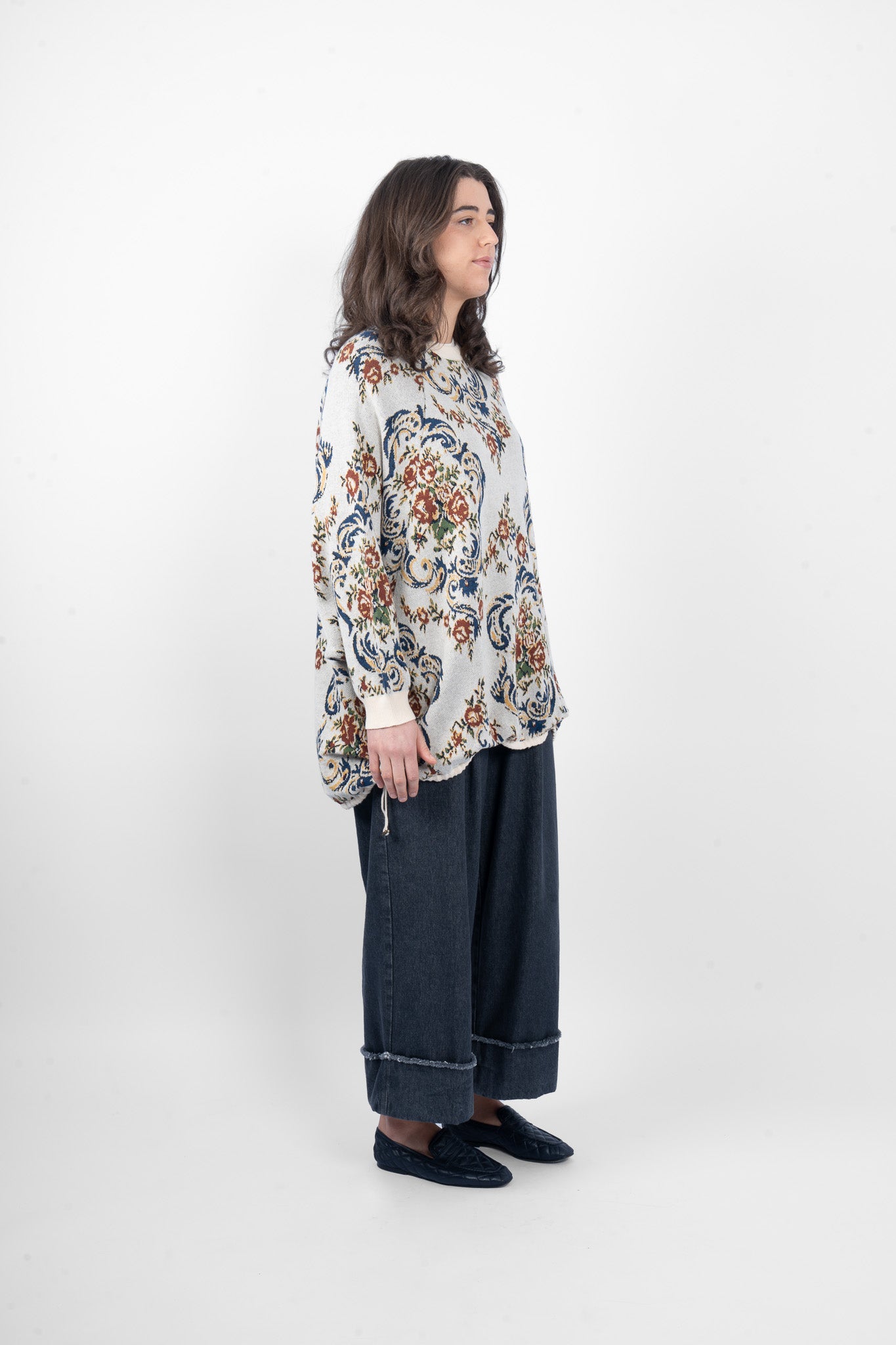 CHAISE KNIT - FLOWERS