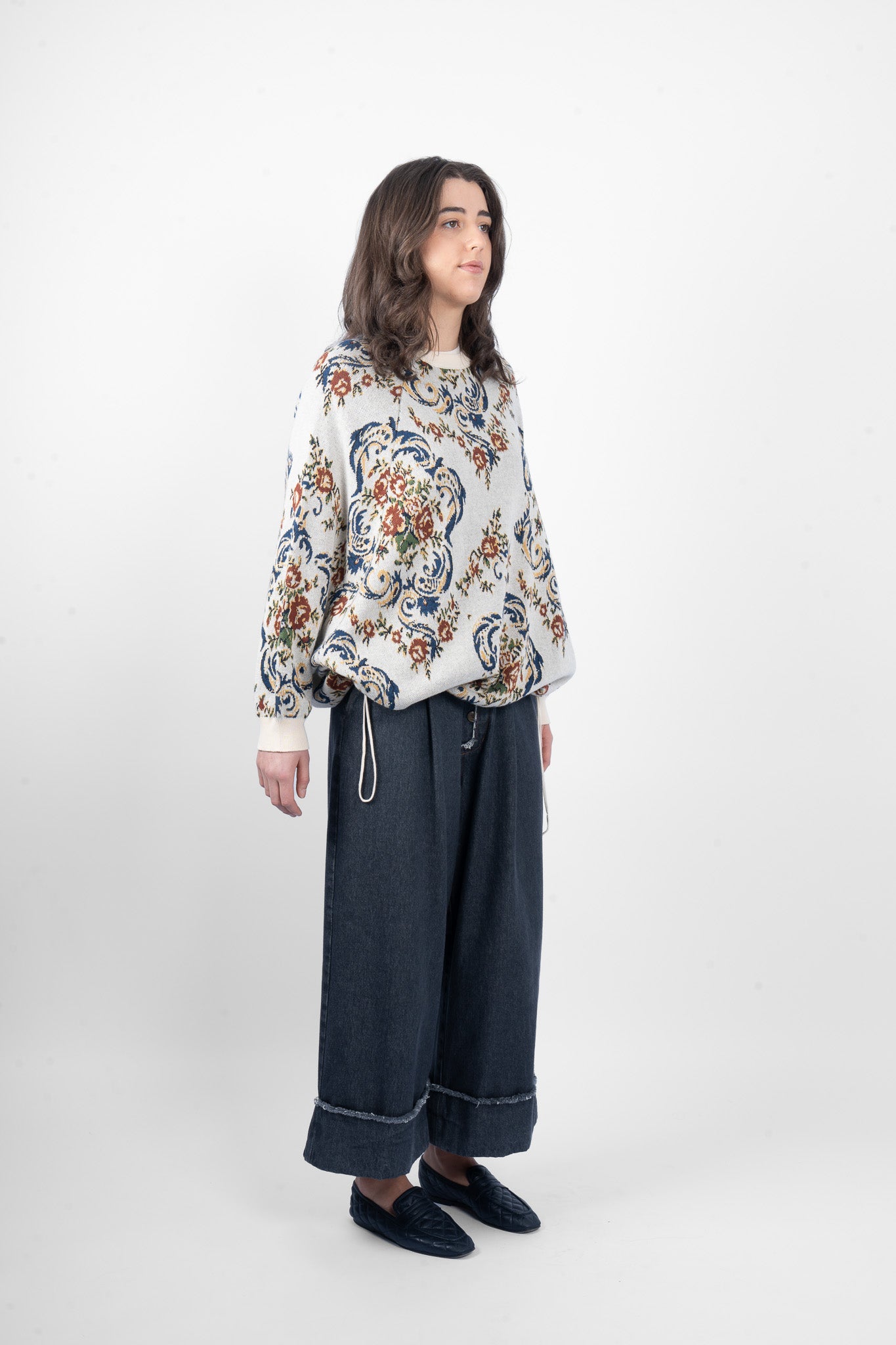 CHAISE KNIT - FLOWERS