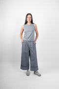 VIOLET TANK - GREY MARLE