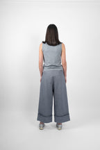 VIOLET TANK - GREY MARLE