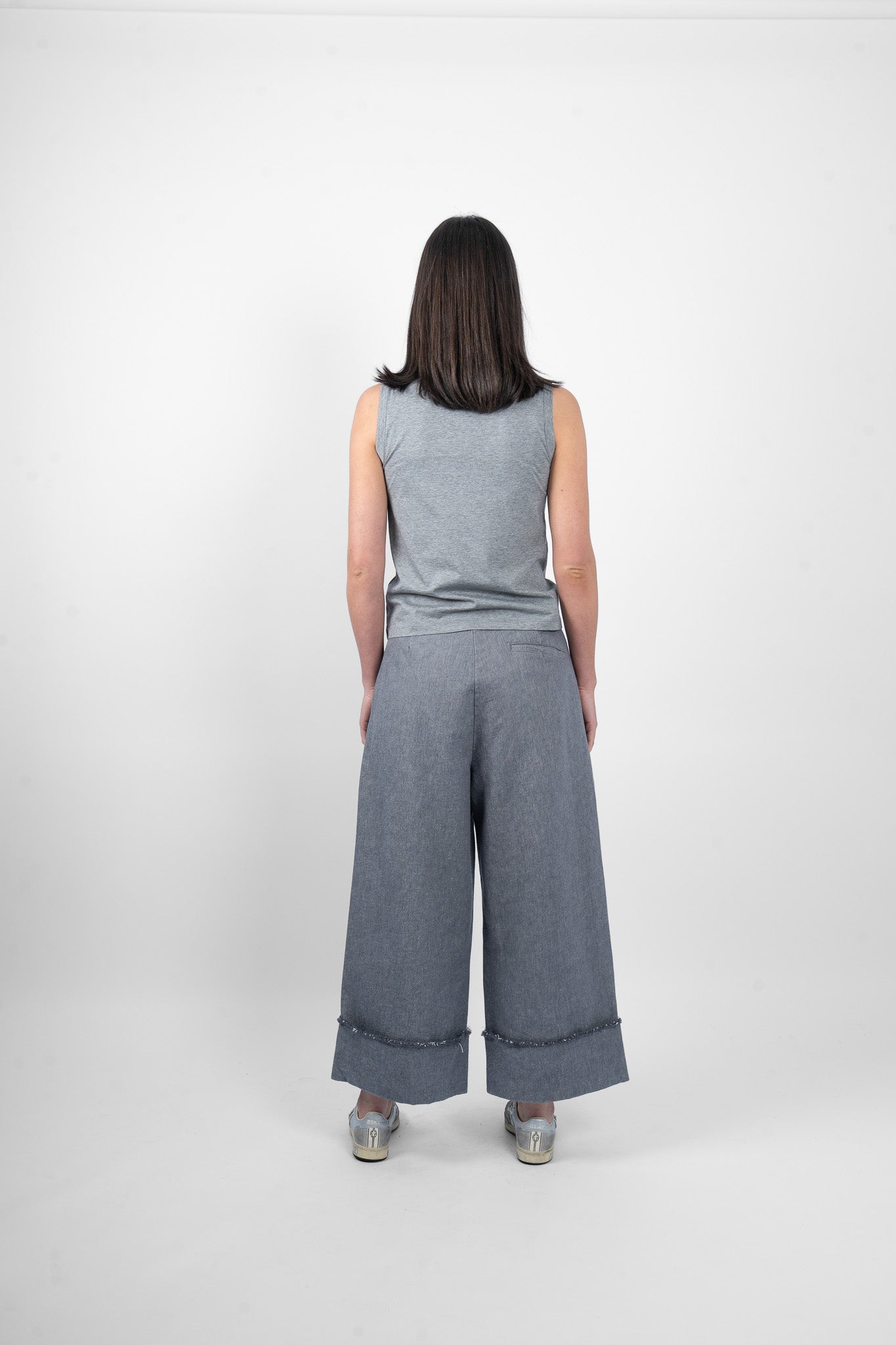 VIOLET TANK - GREY MARLE