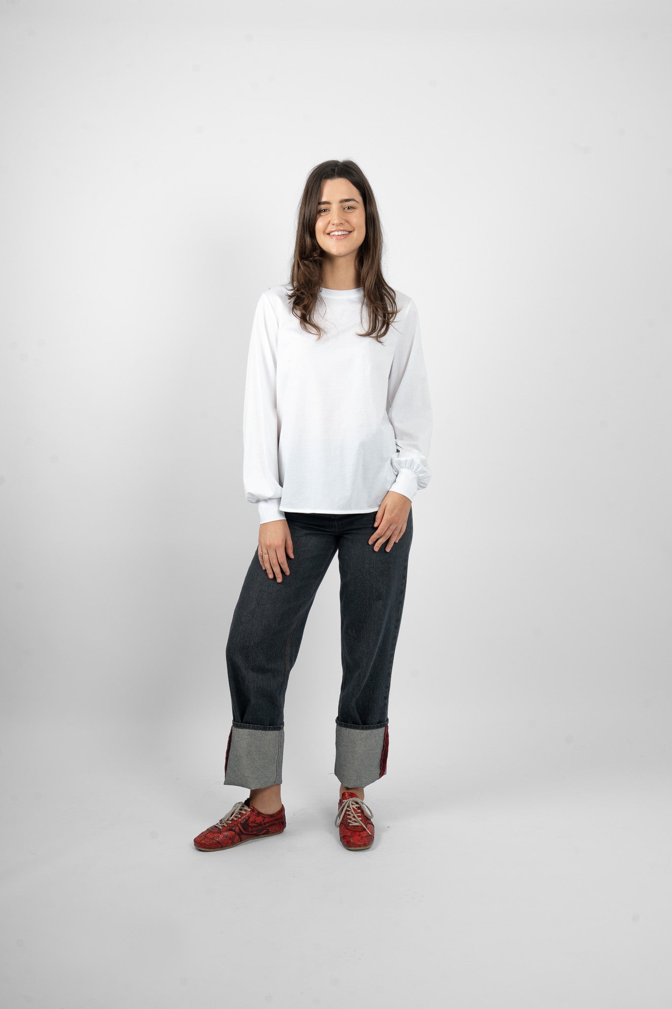 BAXTER LONG SLEEVE - WHITE