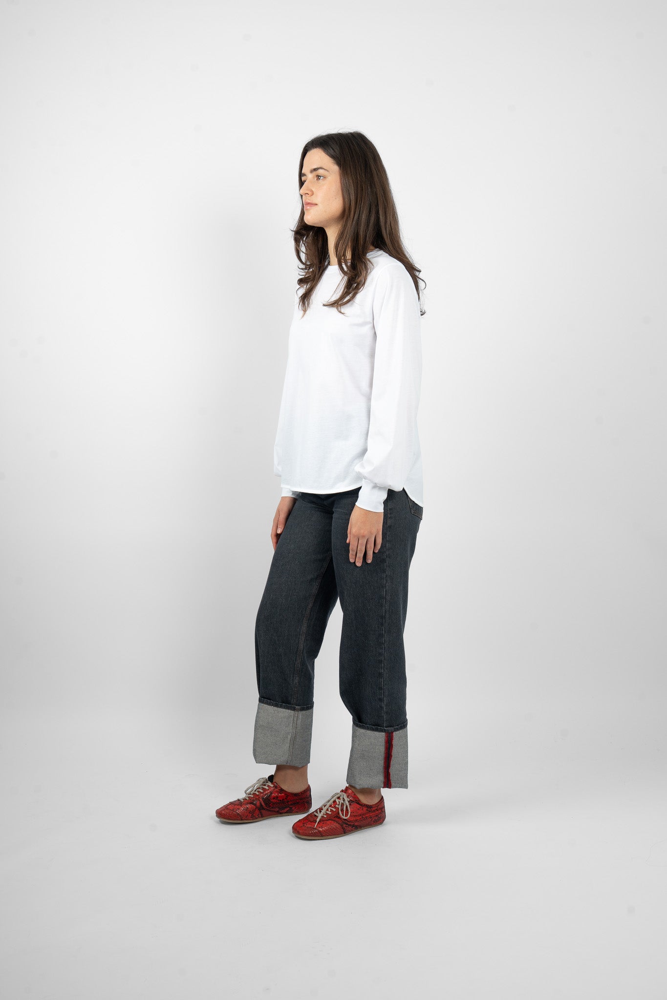 BAXTER LONG SLEEVE - WHITE