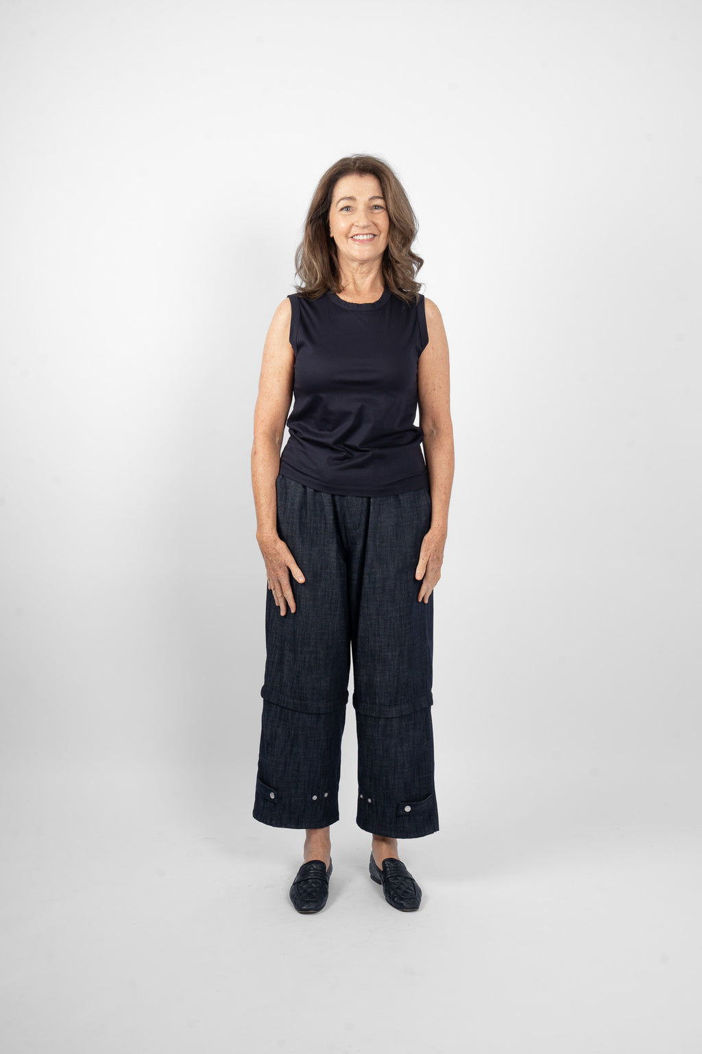 VIOLET TANK - NAVY