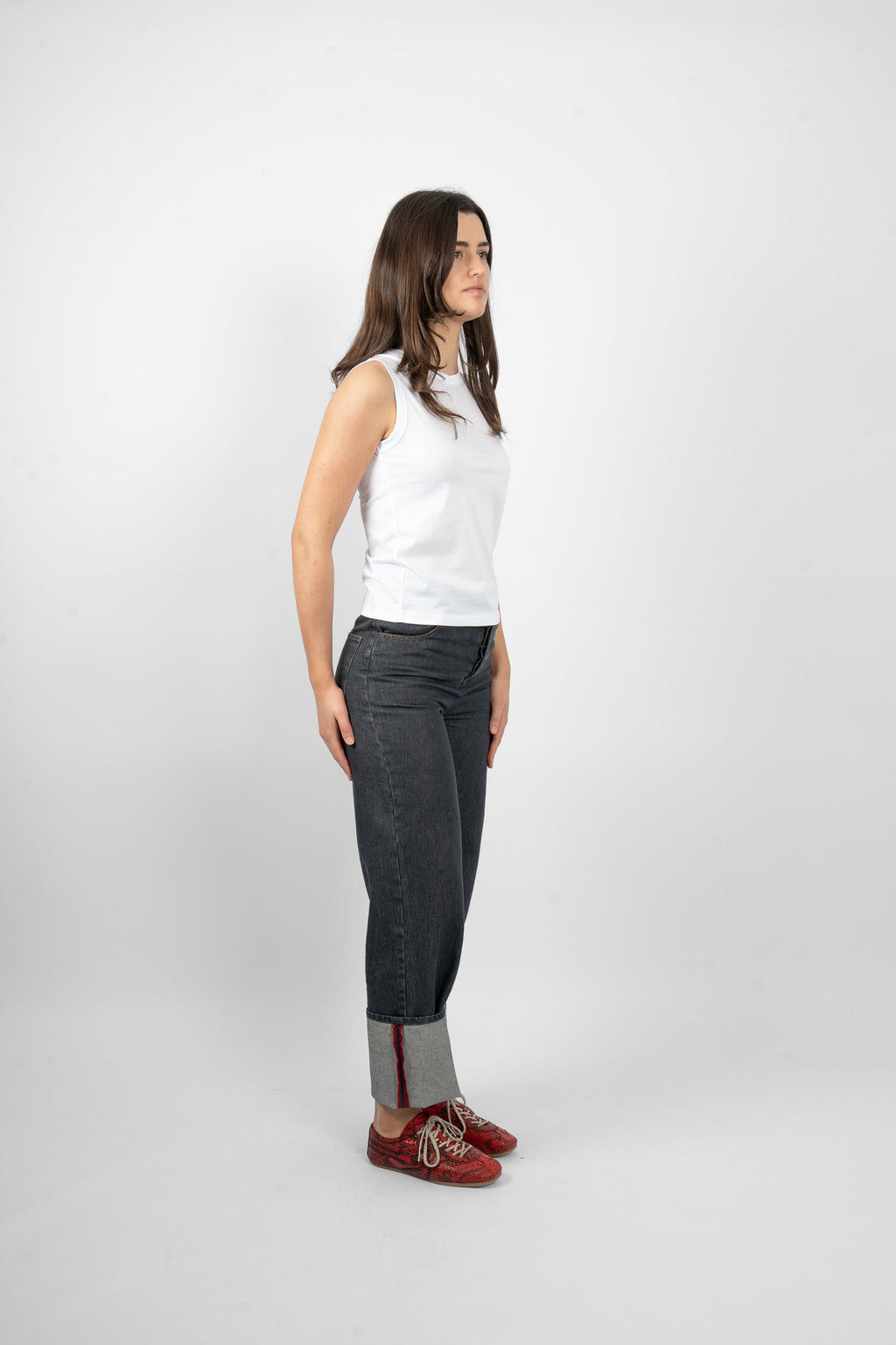 VIOLET TANK - WHITE