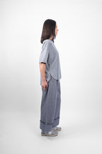 PEONY TSHIRT - GREY MARLE
