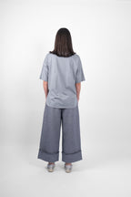 PEONY TSHIRT - GREY MARLE