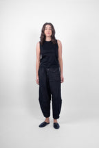 VIOLET TANK - BLACK