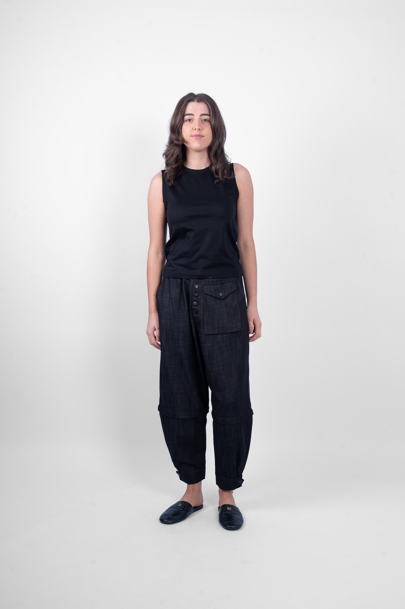 VIOLET TANK - BLACK