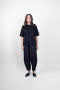 PEONY TSHIRT - BLACK