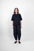 PEONY TSHIRT - BLACK