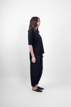 PEONY TSHIRT - BLACK