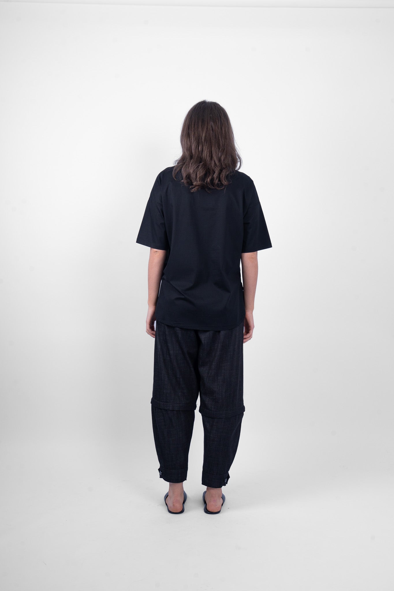 PEONY TSHIRT - BLACK