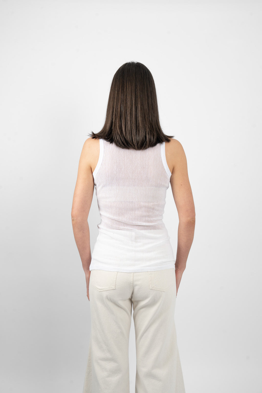 SPODE DOUBLE MESH - WHITE