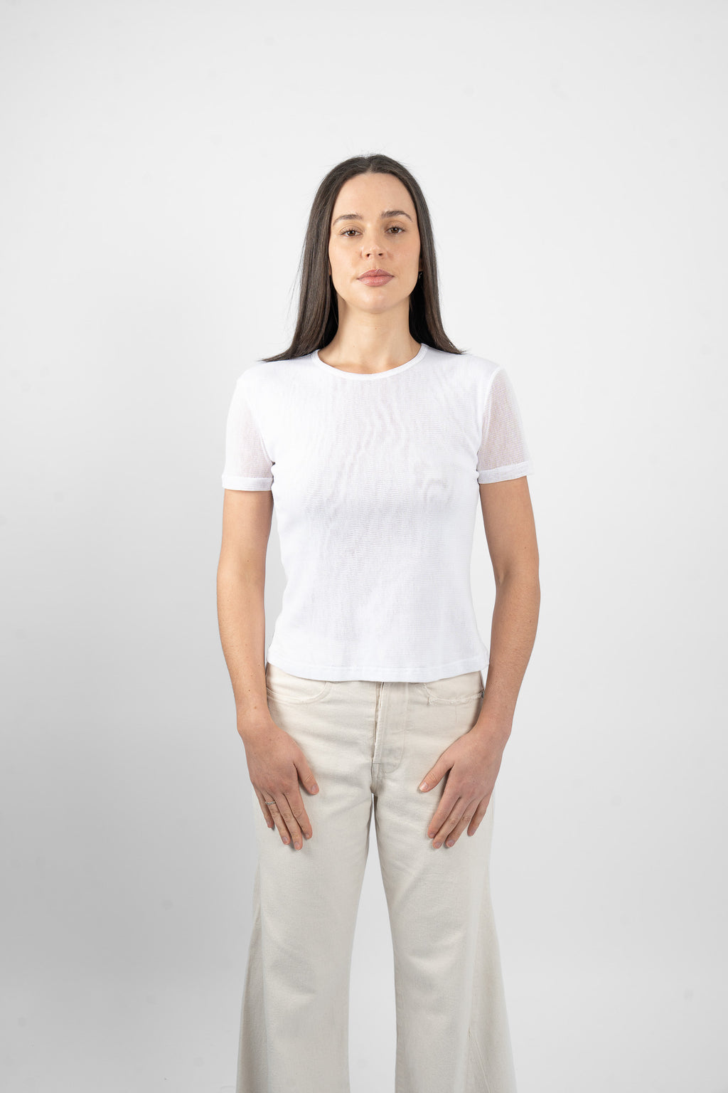 GLORY DOUBLE MESH - WHITE