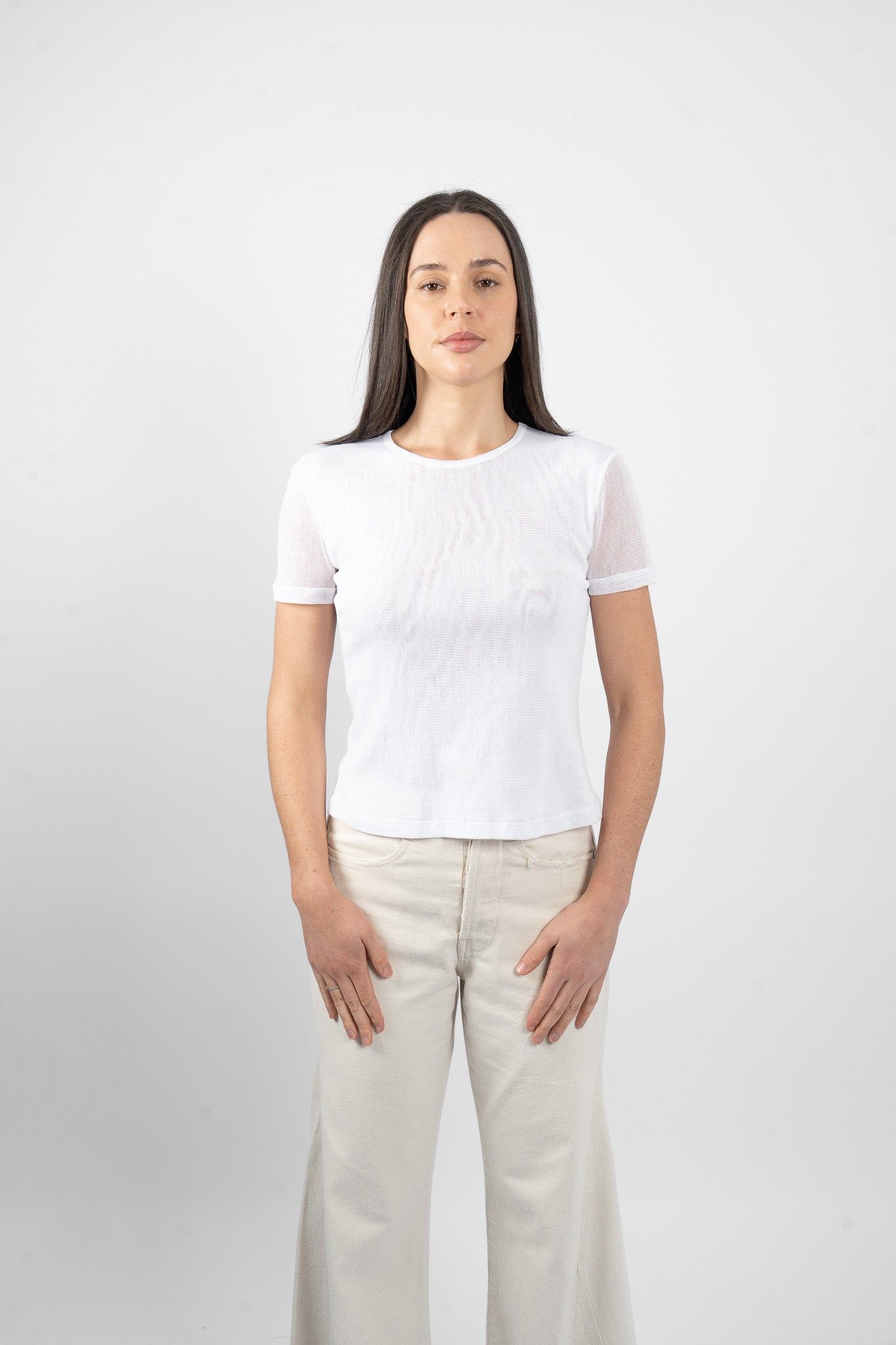 GLORY DOUBLE MESH - WHITE