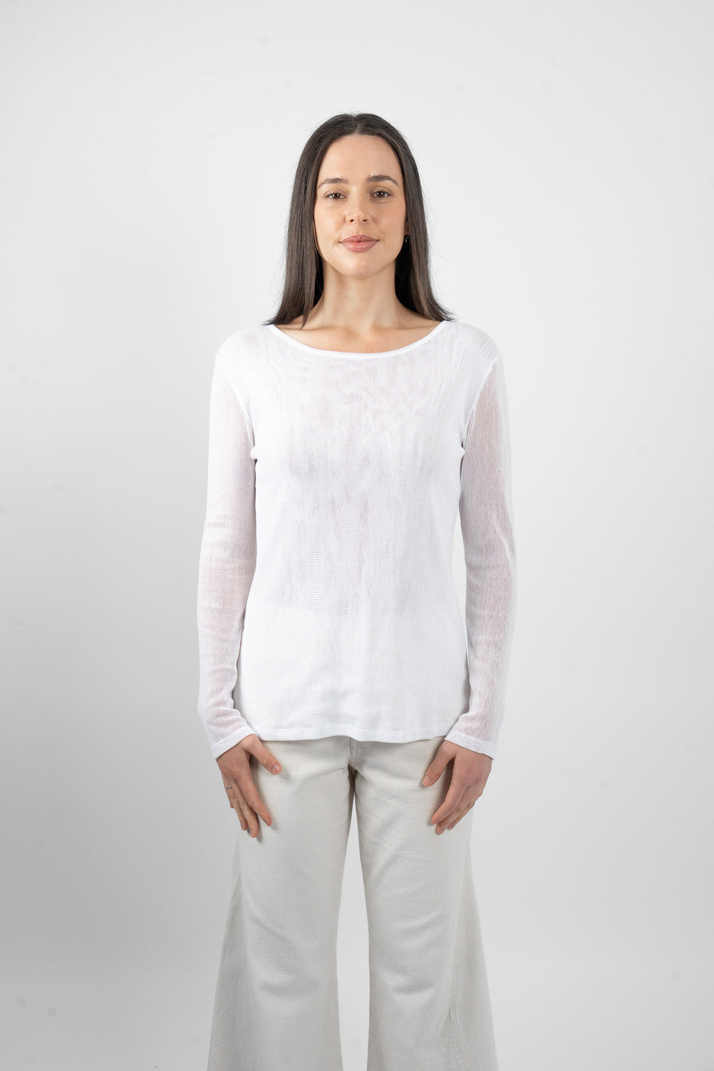 GROOVY DOUBLE MESH - WHITE