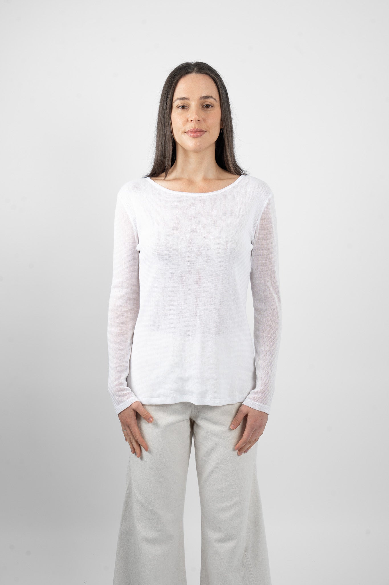GROOVY DOUBLE MESH - WHITE