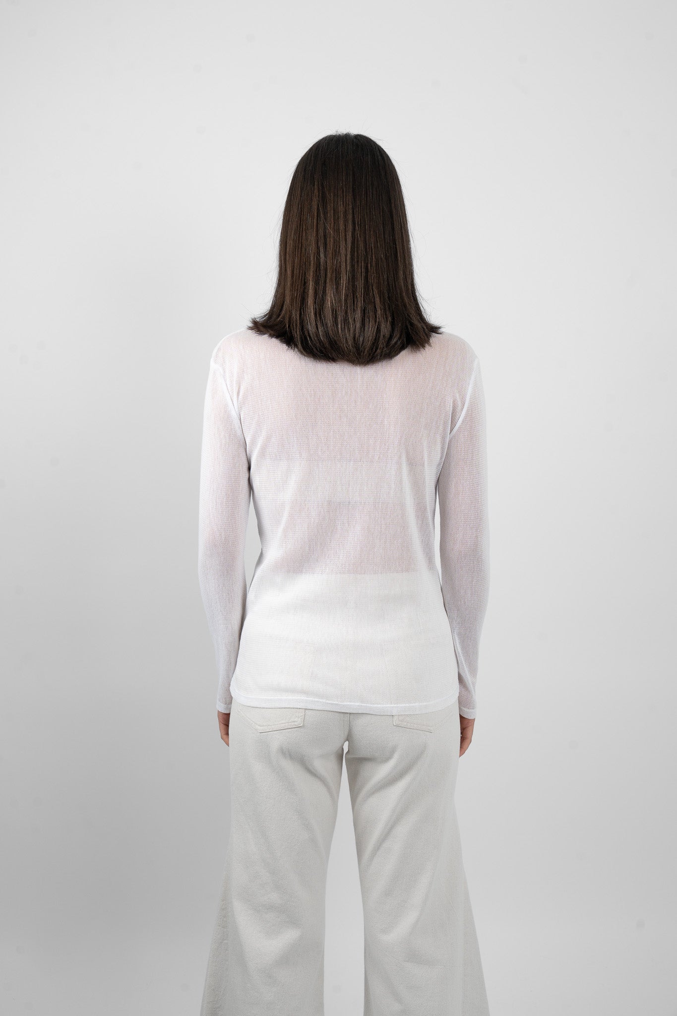 GROOVY DOUBLE MESH - WHITE