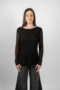 GROOVY DOUBLE MESH - BLACK