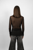 GROOVY DOUBLE MESH - BLACK