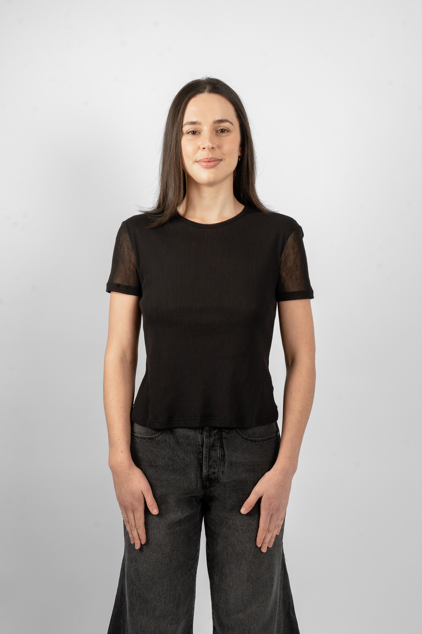 GLORY DOUBLE MESH - BLACK