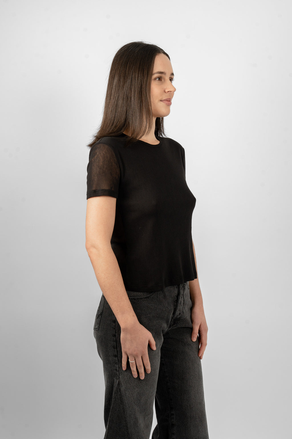 GLORY DOUBLE MESH - BLACK