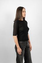 MEADOW TEE - BLACK